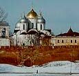 Die Sophien-Kathedrale im Kreml von Nowgorod. Foto: Packeiser/.rufo
