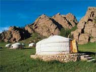 Mongolische Jurten (Foto: Lernidee Erlebnisreisen)