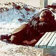 Russischer Obdachloser im Winter (foto: Djatschkow/rufo)