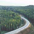 StraЯe in der Taiga (Foto: Russisches Verkehrsministerium)